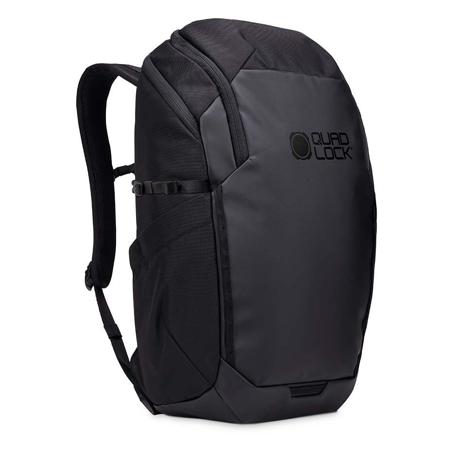 Quad Lock Traverse Backpack Black - 26 Litres - FREE UK Shipping, FREE 365 Day Returns | Moto Central