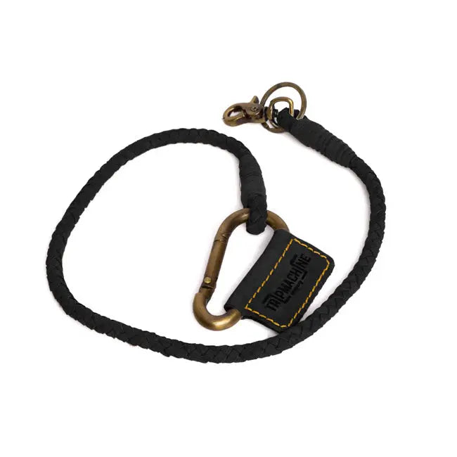Trip Machine Braided Key Chain Black - FREE UK Shipping, FREE 365 Day Returns | Moto Central