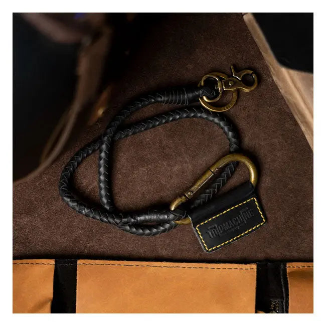 Trip Machine Braided Key Chain Black - FREE UK Shipping, FREE 365 Day Returns | Moto Central