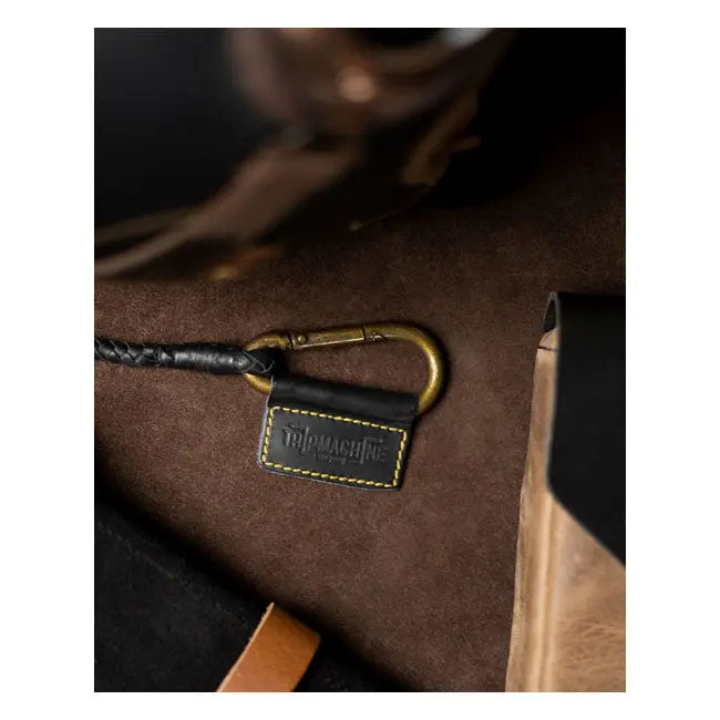 Trip Machine Braided Key Chain Black - FREE UK Shipping, FREE 365 Day Returns | Moto Central