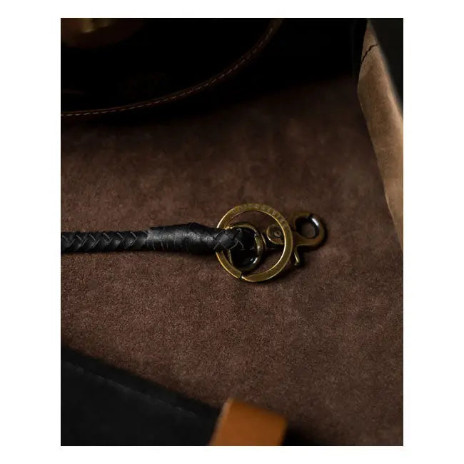 Trip Machine Braided Key Chain Black - FREE UK Shipping, FREE 365 Day Returns | Moto Central