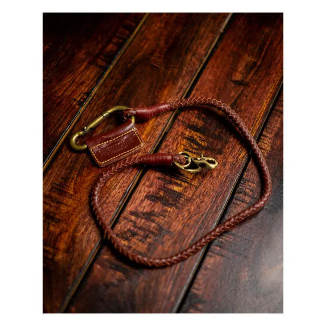 Trip Machine Braided Key Chain Cherry Red - FREE UK Shipping, FREE 365 Day Returns | Moto Central