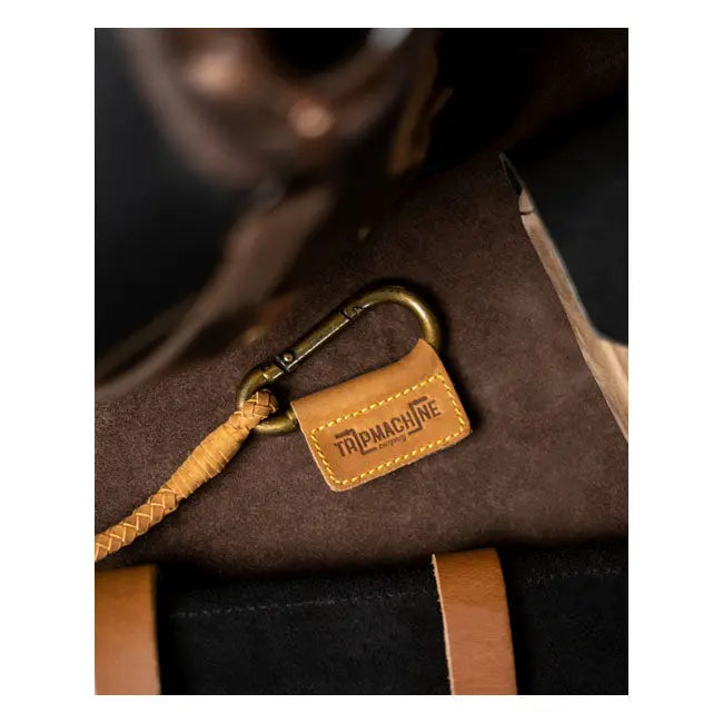 Trip Machine Braided Key Chain Tan - FREE UK Shipping, FREE 365 Day Returns | Moto Central