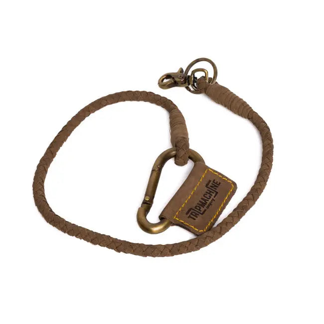 Trip Machine Braided Key Chain Tobacco - FREE UK Shipping, FREE 365 Day Returns | Moto Central