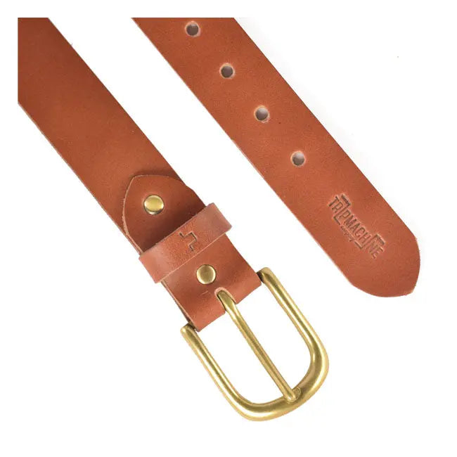 Trip Machine Classic Belt Vintage Tan - FREE UK Shipping, FREE 365 Day Returns | Moto Central