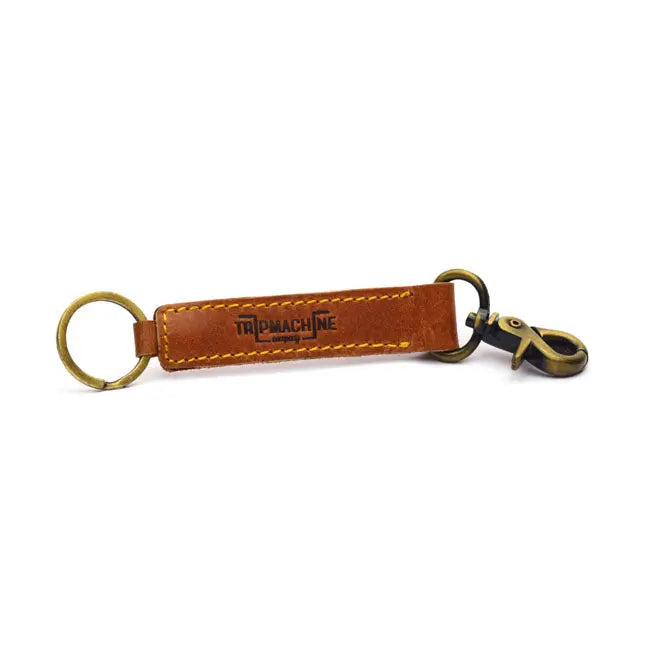 Trip Machine Classic Keyring Vintage Tan - FREE UK Shipping, FREE 365 Day Returns | Moto Central