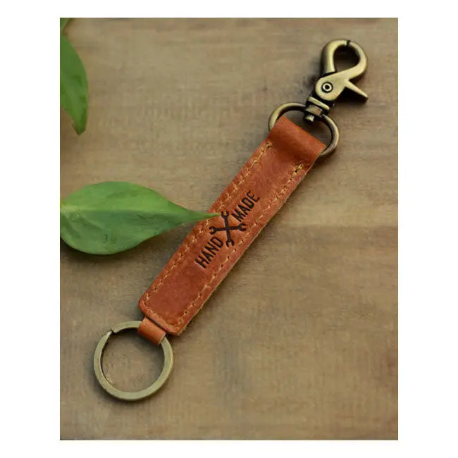 Trip Machine Classic Keyring Vintage Tan - FREE UK Shipping, FREE 365 Day Returns | Moto Central