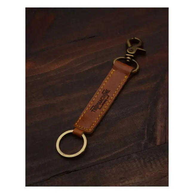 Trip Machine Classic Keyring Vintage Tan - FREE UK Shipping, FREE 365 Day Returns | Moto Central