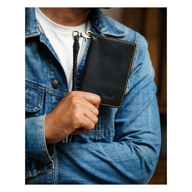 Trip Machine Explorer Wallet Black - FREE UK Shipping, FREE 365 Day Returns | Moto Central