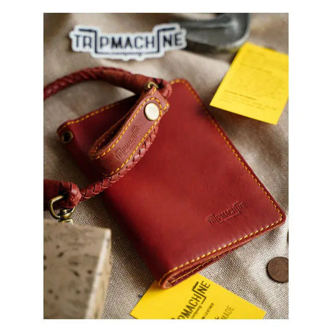 Trip Machine Explorer Wallet Cherry Red - FREE UK Shipping, FREE 365 Day Returns | Moto Central