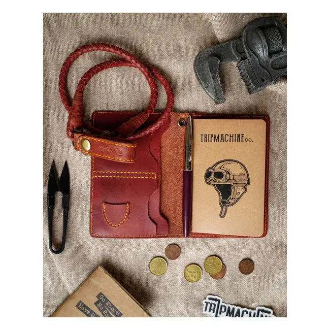 Trip Machine Explorer Wallet Cherry Red - FREE UK Shipping, FREE 365 Day Returns | Moto Central