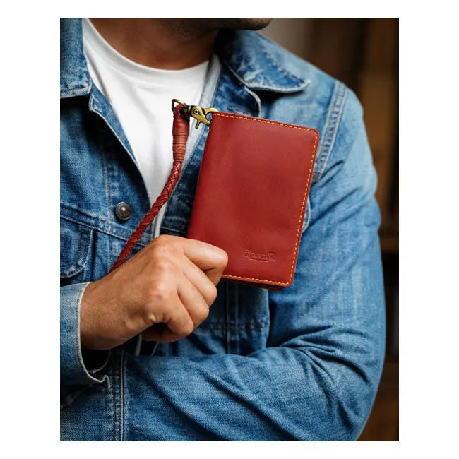 Trip Machine Explorer Wallet Cherry Red - FREE UK Shipping, FREE 365 Day Returns | Moto Central