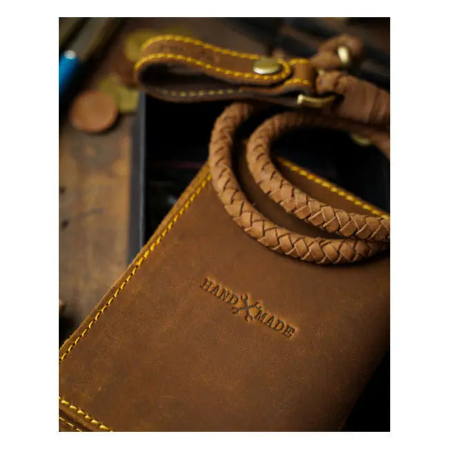 Trip Machine Explorer Wallet Tobacco - FREE UK Shipping, FREE 365 Day Returns | Moto Central