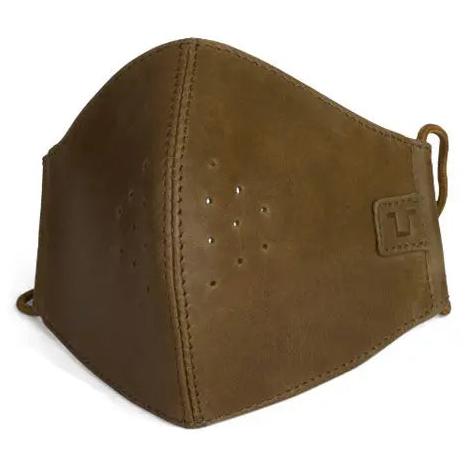 Trip Machine Face Mask Tobacco Brown front product view