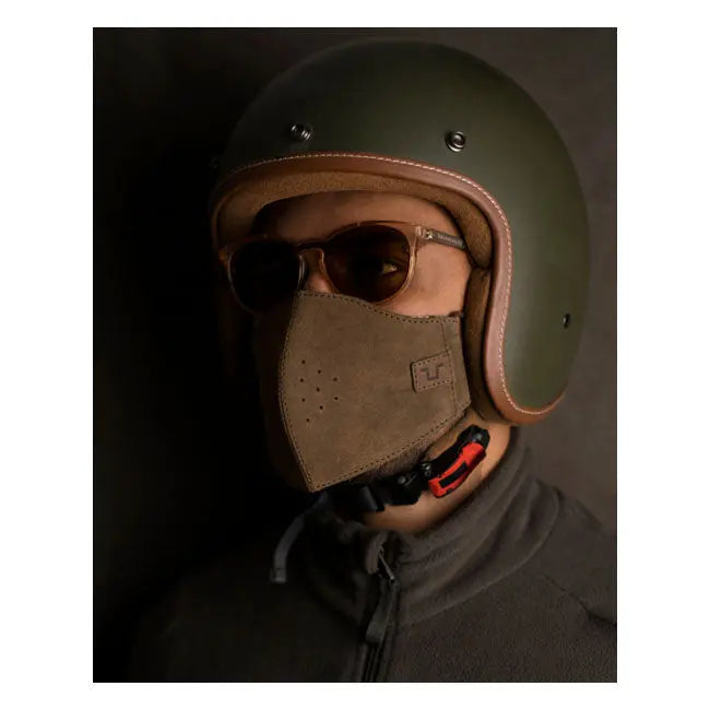 Trip Machine Face Mask Tobacco Brown - FREE UK Shipping, FREE 365 Day Returns | Moto Central