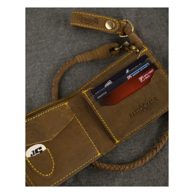 Trip Machine Guitarists Wallet Tobacco - FREE UK Shipping, FREE 365 Day Returns | Moto Central