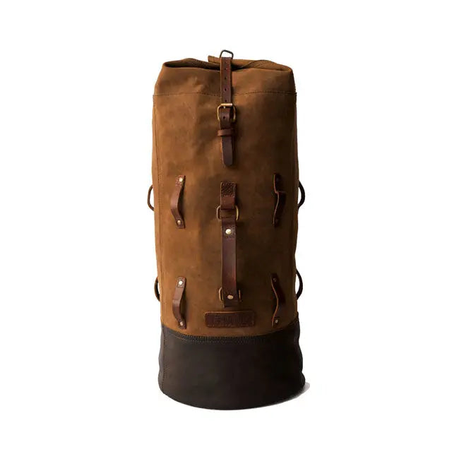 Trip Machine Military Duffle Bag Tobacco Brown - FREE UK Shipping, FREE 365 Day Returns | Moto Central