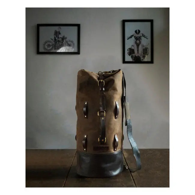 Trip Machine Military Duffle Bag Tobacco Brown - FREE UK Shipping, FREE 365 Day Returns | Moto Central