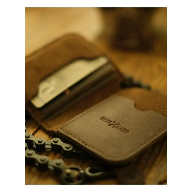 Trip Machine Moto Wallet Tobacco - FREE UK Shipping, FREE 365 Day Returns | Moto Central