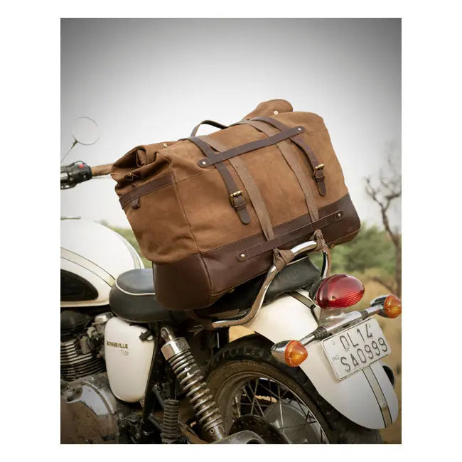 Trip Machine Outlaw Rogue Duffle Bag Tobacco  - FREE UK Shipping, FREE 365 Day Returns | Moto Central
