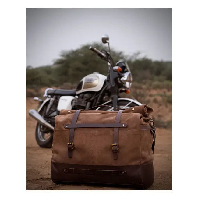 Trip Machine Outlaw Rogue Duffle Bag Tobacco  - FREE UK Shipping, FREE 365 Day Returns | Moto Central