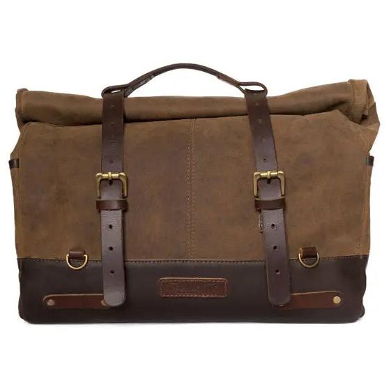 Trip Machine Outlaw Saddlebag Tobacco Brown front product view