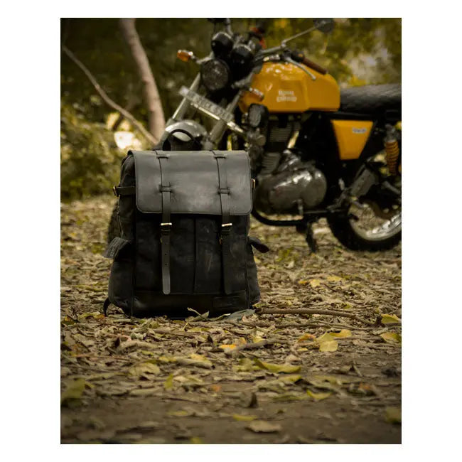 Trip Machine Rambler Backpack Black - FREE UK Shipping, FREE 365 Day Returns | Moto Central