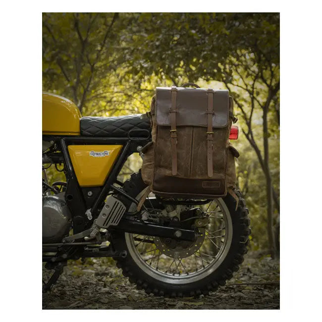 Trip Machine Rambler Backpack Tobacco Brown - FREE UK Shipping, FREE 365 Day Returns | Moto Central
