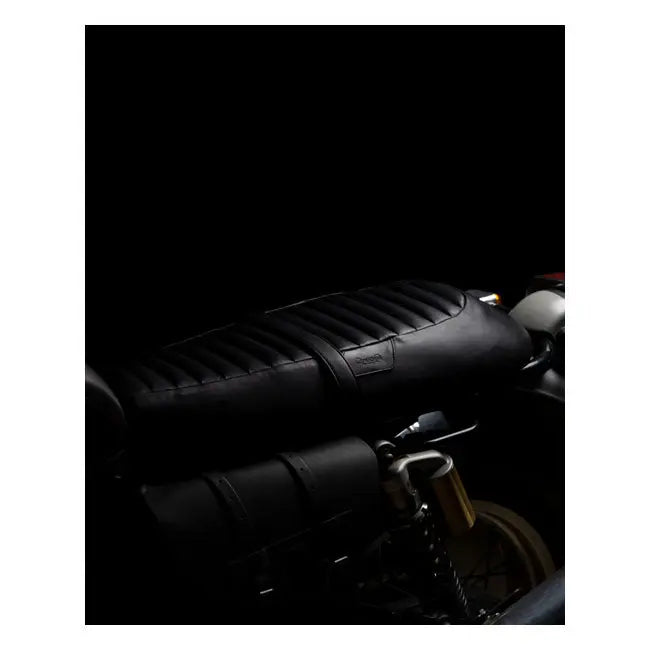 Trip Machine Royal Enfield Twins Touring Seat Black Leather - FREE UK Shipping, FREE 365 Day Returns | Moto Central