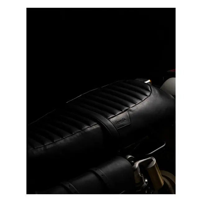 Trip Machine Royal Enfield Twins Touring Seat Black Leather - FREE UK Shipping, FREE 365 Day Returns | Moto Central