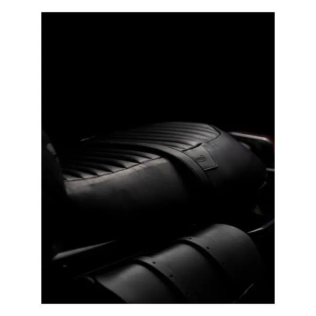 Trip Machine Royal Enfield Twins Touring Seat Black Leather - FREE UK Shipping, FREE 365 Day Returns | Moto Central