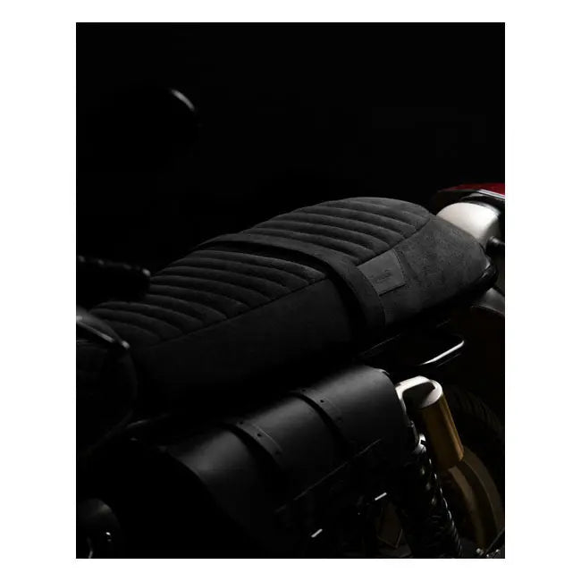 Trip Machine Royal Enfield Twins Touring Seat Black Suede - FREE UK Shipping, FREE 365 Day Returns | Moto Central