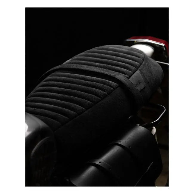 Trip Machine Royal Enfield Twins Touring Seat Black Suede - FREE UK Shipping, FREE 365 Day Returns | Moto Central