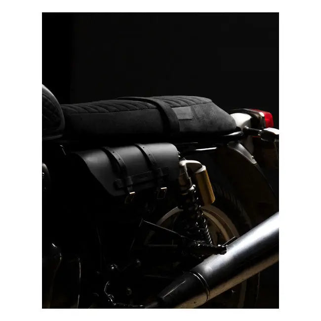Trip Machine Royal Enfield Twins Touring Seat Black Suede - FREE UK Shipping, FREE 365 Day Returns | Moto Central