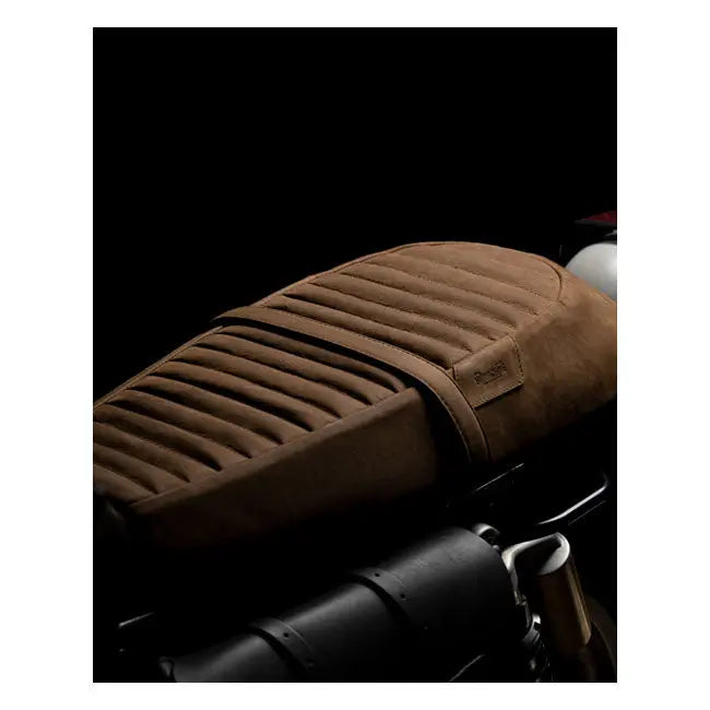 Trip Machine Royal Enfield Twins Touring Seat Brown Leather - FREE UK Shipping, FREE 365 Day Returns | Moto Central