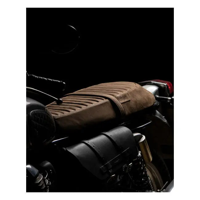 Trip Machine Royal Enfield Twins Touring Seat Brown Leather - FREE UK Shipping, FREE 365 Day Returns | Moto Central