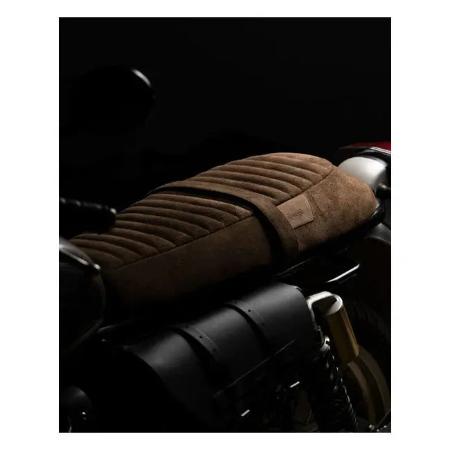 Trip Machine Royal Enfield Twins Touring Seat Tobacco Suede - FREE UK Shipping, FREE 365 Day Returns | Moto Central