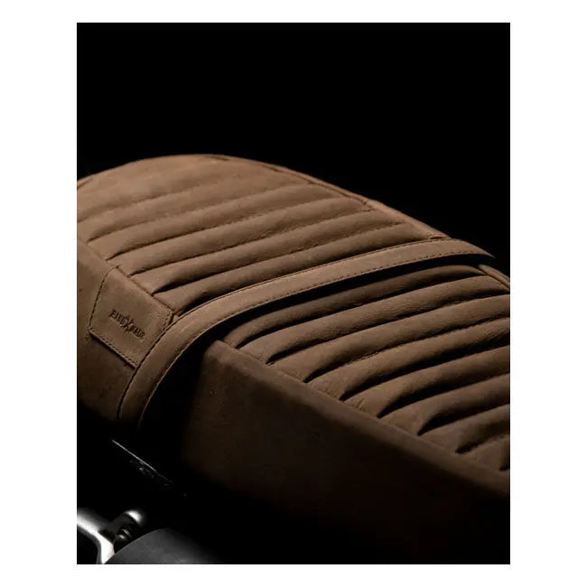 Trip Machine Royal Enfield Twins Touring Seat Tobacco Suede - FREE UK Shipping, FREE 365 Day Returns | Moto Central
