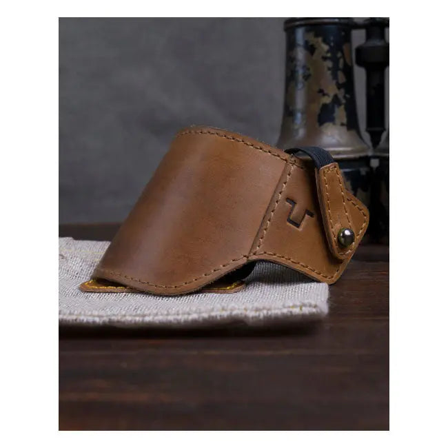 Trip Machine Shoe Protector Slip On Vintage Tan - FREE UK Shipping, FREE 365 Day Returns | Moto Central