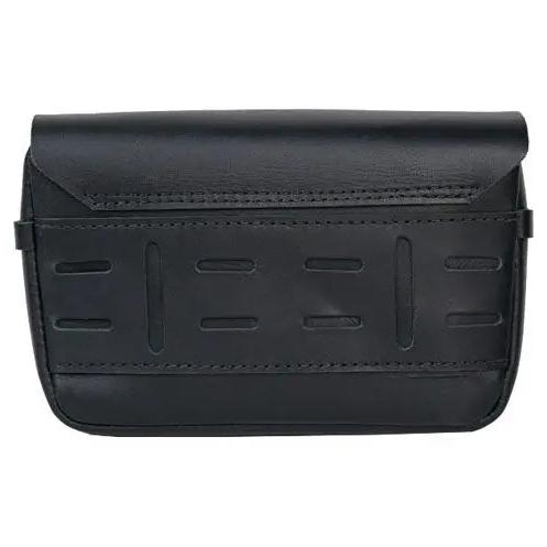 Trip Machine Sidekick Moto Pouch Black - rear mounting-loop view