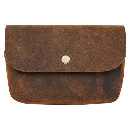 Trip Machine Sidekick Moto Pouch Mocha - front view