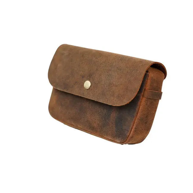 Trip Machine Sidekick Moto Pouch Mocha - FREE UK Shipping, FREE 365 Day Returns | Moto Central