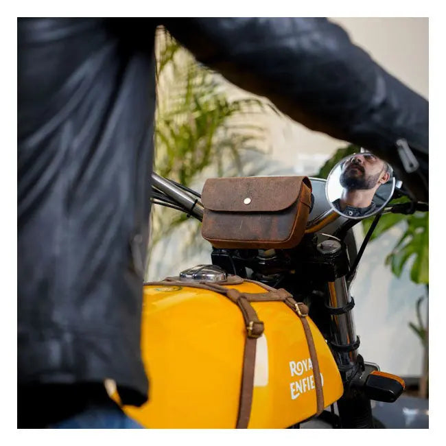 Trip Machine Sidekick Moto Pouch Mocha - FREE UK Shipping, FREE 365 Day Returns | Moto Central