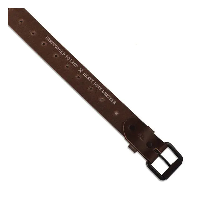 Trip Machine Single Pin Belt Tobacco Brown - FREE UK Shipping, FREE 365 Day Returns | Moto Central
