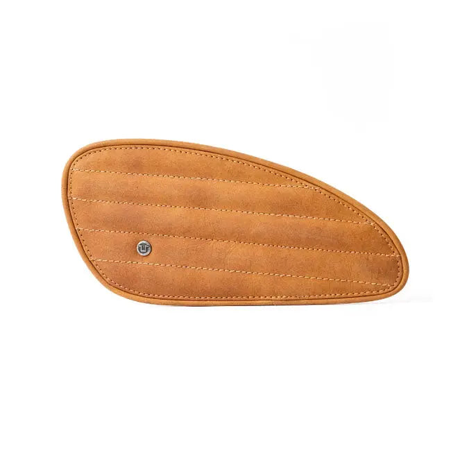 Trip Machine Universal Classic Leather Tank Pad Set Tan - FREE UK Shipping, FREE 365 Day Returns | Moto Central