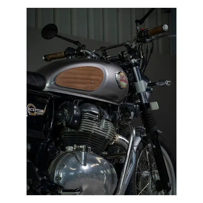 Trip Machine Universal Classic Leather Tank Pad Set Tobacco - FREE UK Shipping, FREE 365 Day Returns | Moto Central