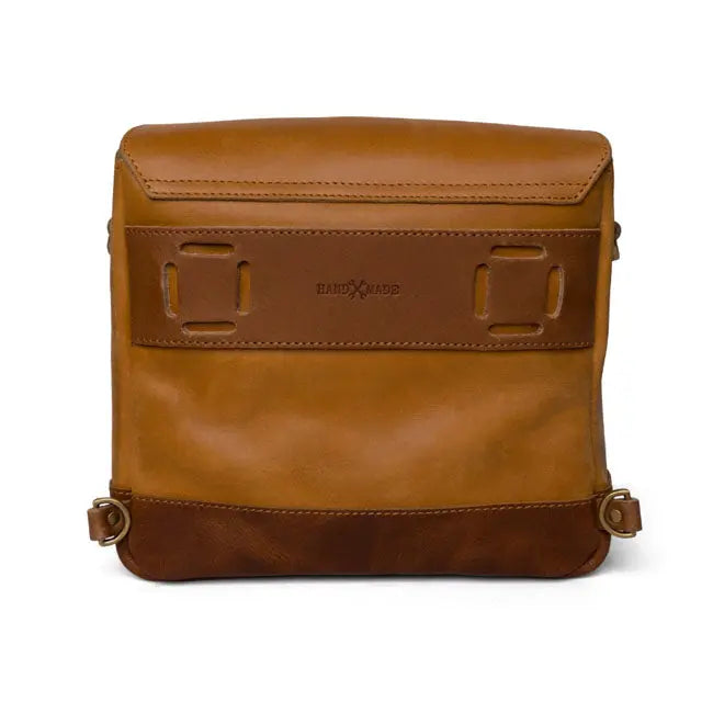 Trip Machine Universal Messenger Bag Vintage Tan - FREE UK Shipping, FREE 365 Day Returns | Moto Central