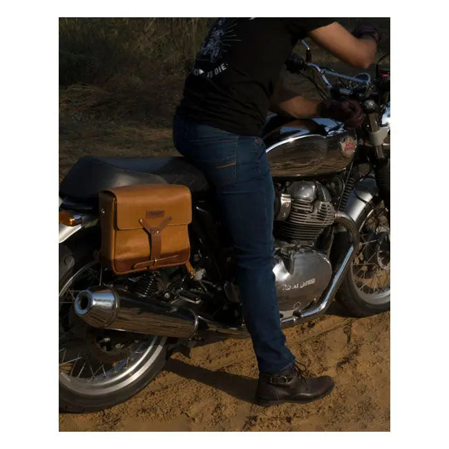 Trip Machine Universal Messenger Bag Vintage Tan - FREE UK Shipping, FREE 365 Day Returns | Moto Central