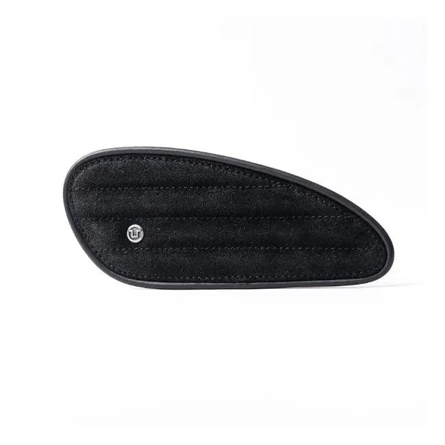 Trip Machine Universal Mini Classic Leather Tank Pads Black Suede - FREE UK Shipping, FREE 365 Day Returns | Moto Central