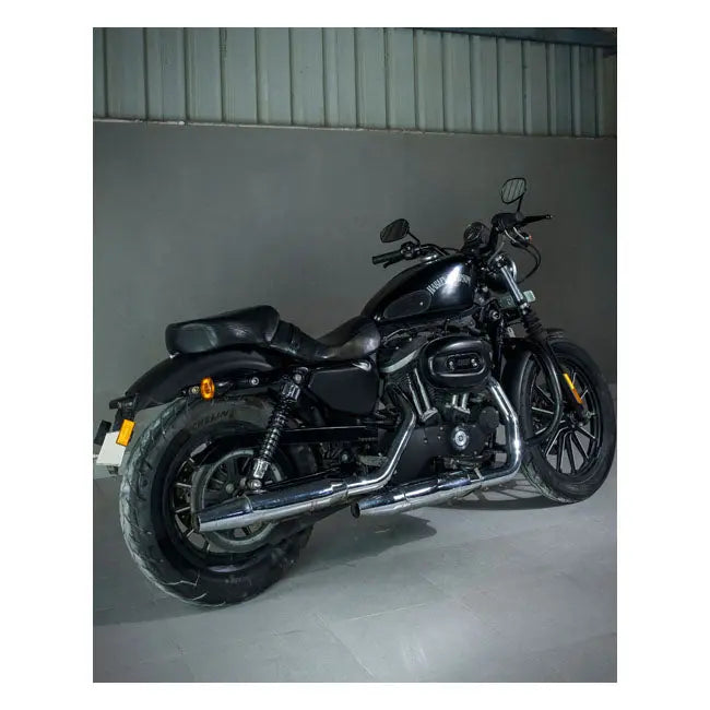 Trip Machine Universal Mini Classic Leather Tank Pads Black Suede - FREE UK Shipping, FREE 365 Day Returns | Moto Central